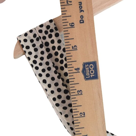 Ann Taylor Polka Dot Dress Size 6 Preppy Fit & Flare Ruched Bust Academia Twee - Picture 4 of 6